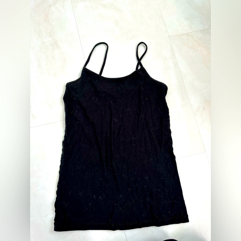 Black tank top